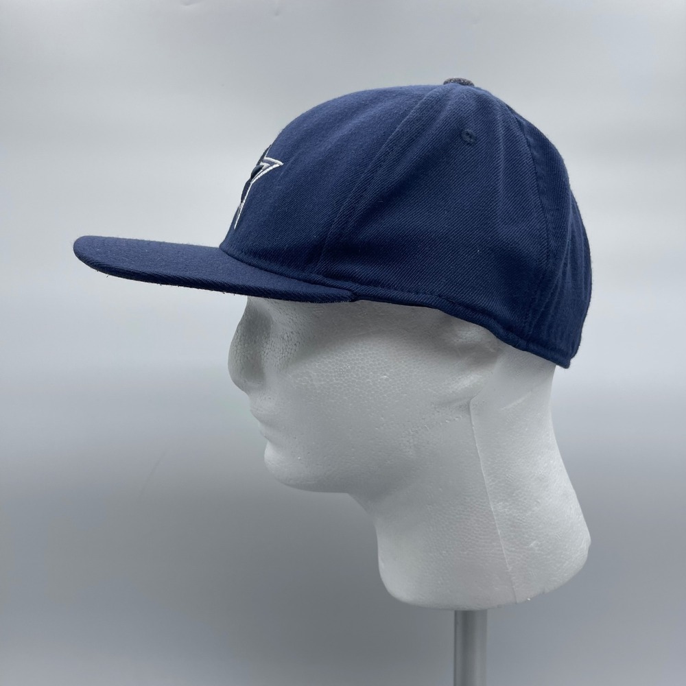 Reebok NFL Onfield Dallas Cowboys L/XL Fitted Hat Navy Blue Double Star Cap - Picture 9 of 11